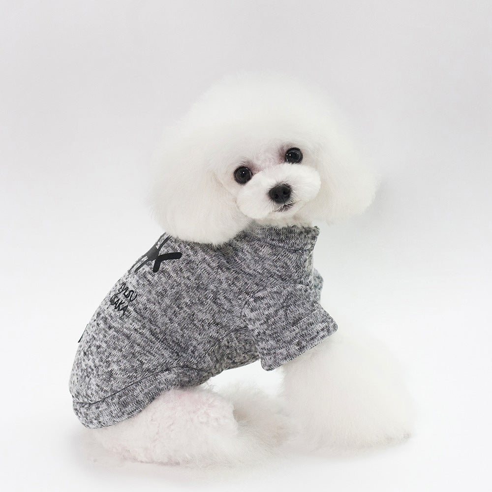 SoftBone™ Winter Sweater – Wool Blend Knit with Graphic Accent