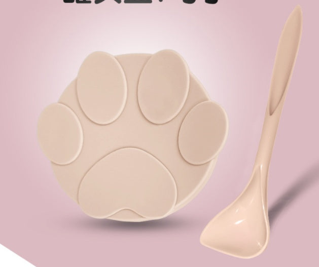 Stylish Silicone Pet Can Lid – Fresh-Keeping Spoon Set