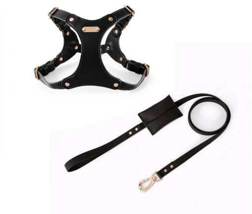 Luxury Leather Chest Harness – Sleek & Secure (6 colours available)