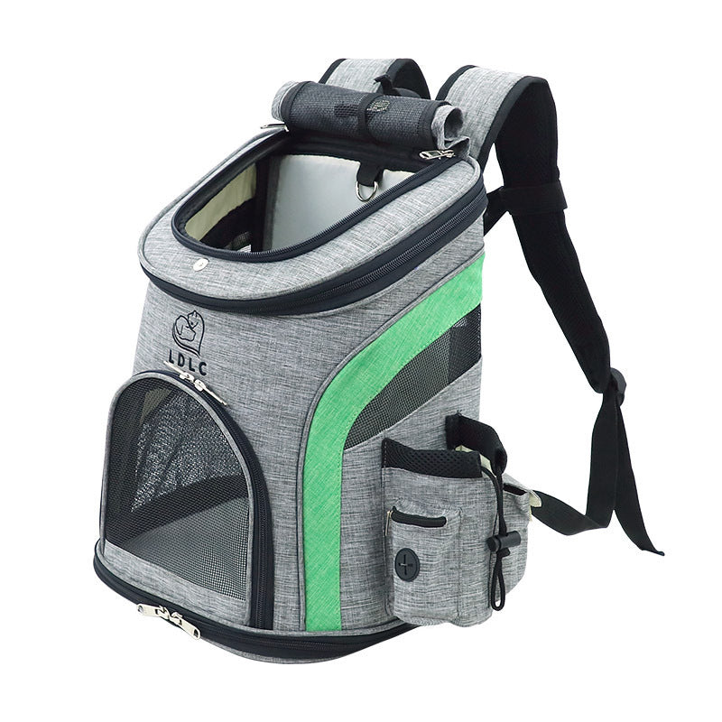 Pet Backpack – Structured Oxford Travel Carrier for Cats & Dog