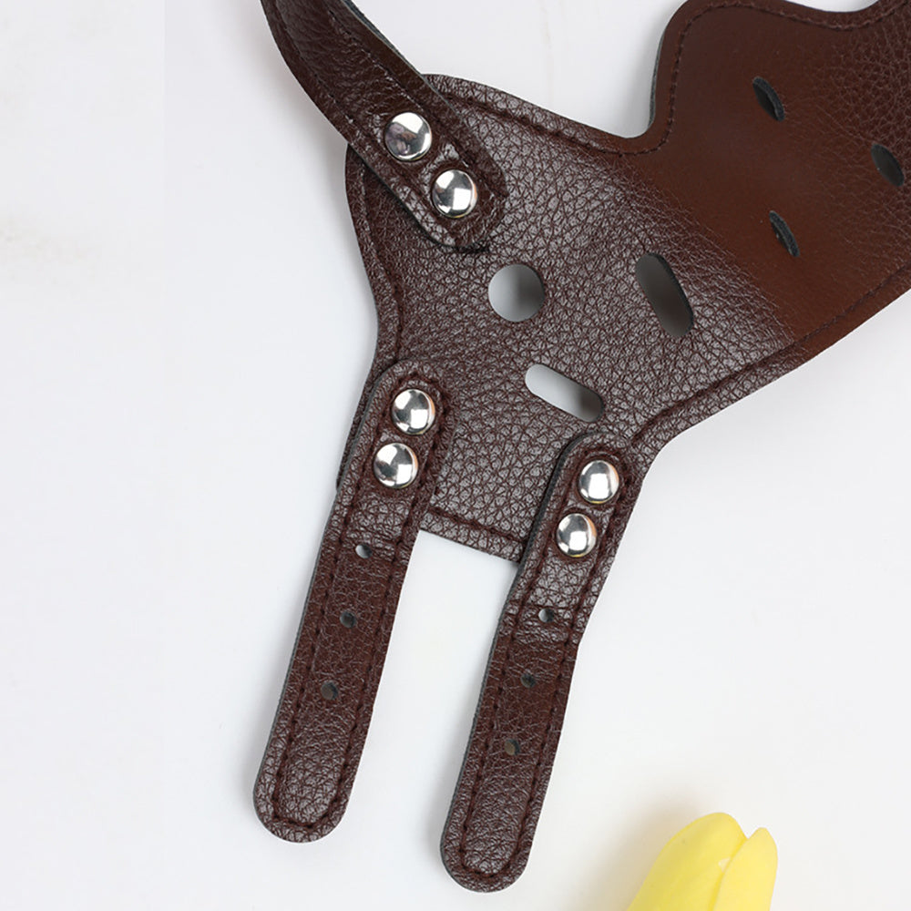 Signature Leather Dog Muzzle – Handcrafted Elegance (Fast Shipping)