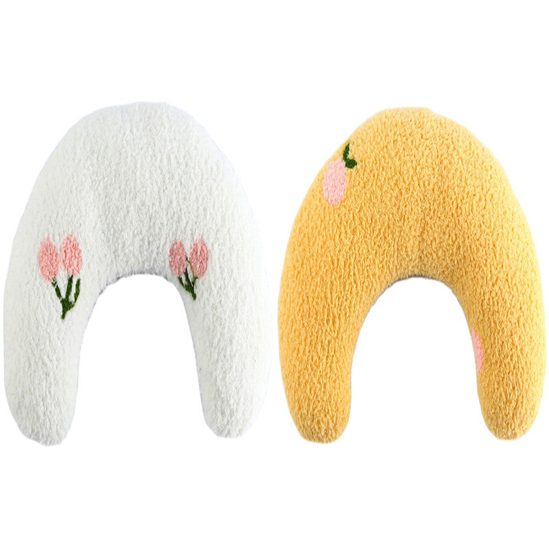 2 or 3pcs Crescent Calming Pet Pillow – Plush Neck Support for Small Dogs & Cats (Offer Inside!)