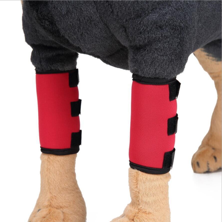 Reflective Dog Leg Braces – Protective Knee Wraps for Joint Support (Set of 2)