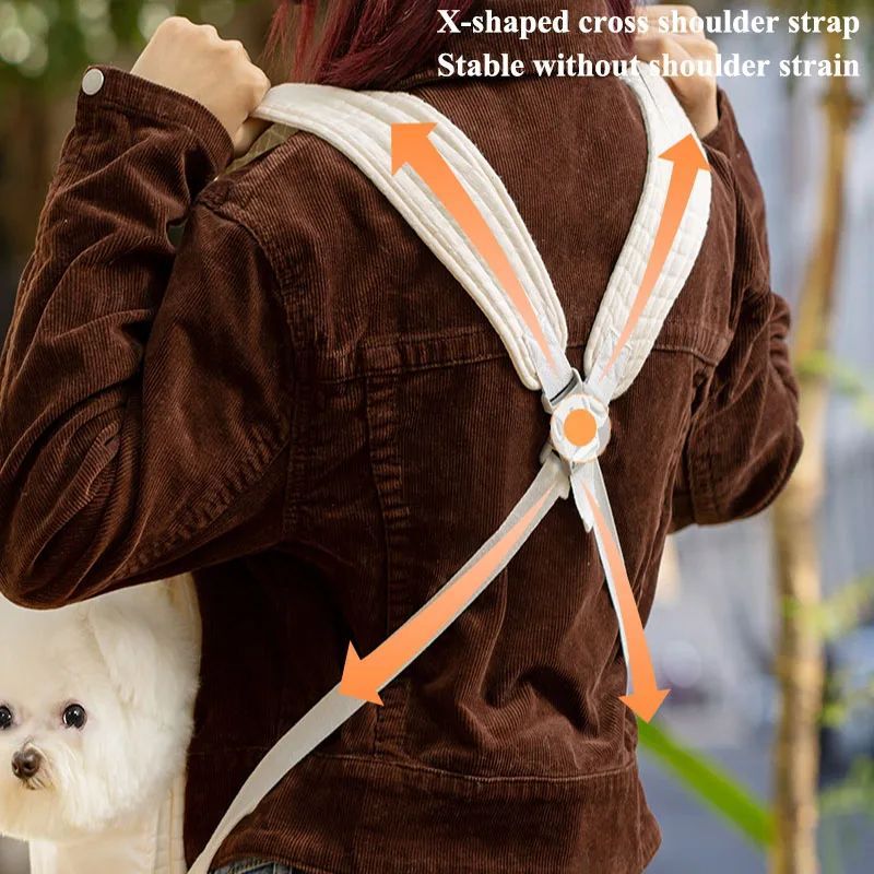 Minimalist Pet Travel Sling Bag – Breathable Comfort On the Go