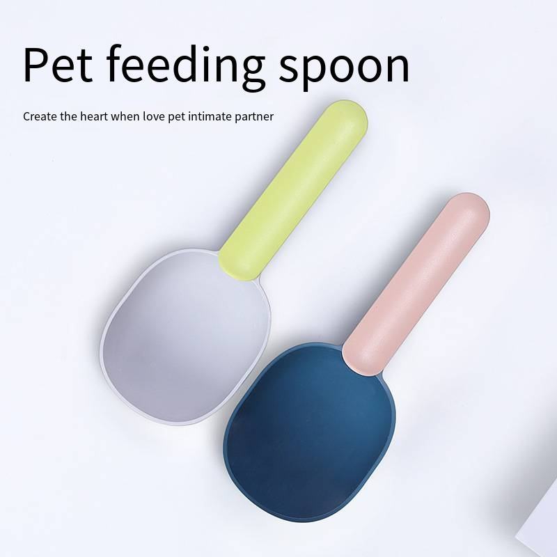 Ergonomic Pet Food Scoop With Clip Handle – Food-Grade ABS, Vibrant Colors (Fast Shipping)