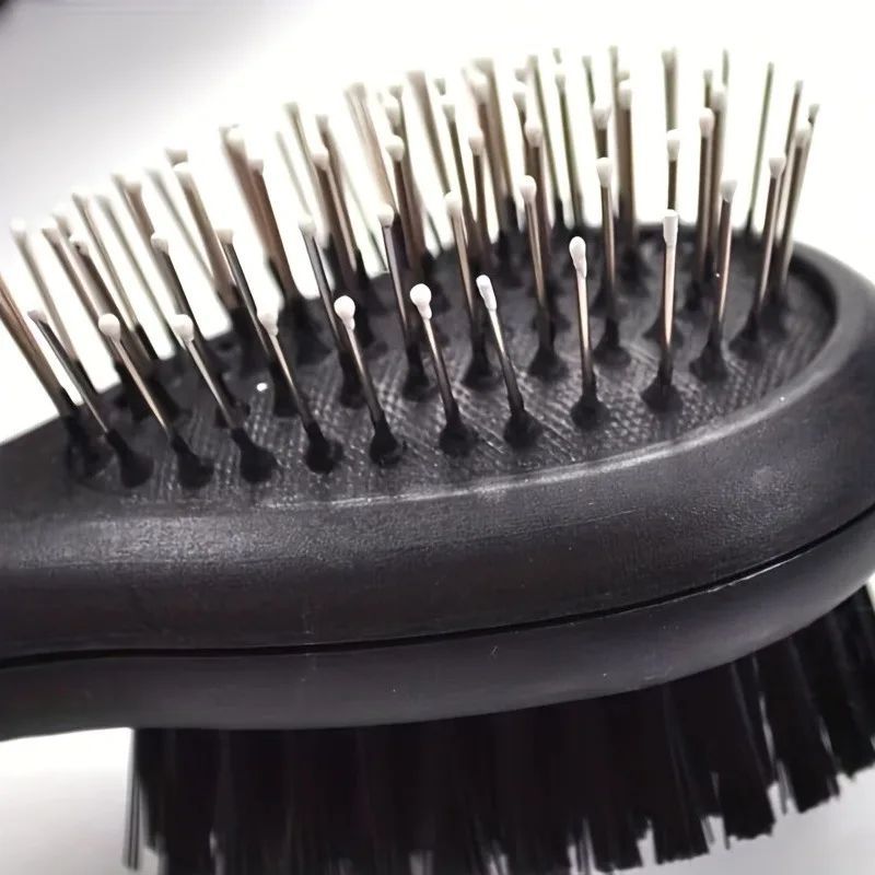 2-in-1 Double-Sided Pet Grooming Brush – For Dogs & Cats, Shedding & Detangling