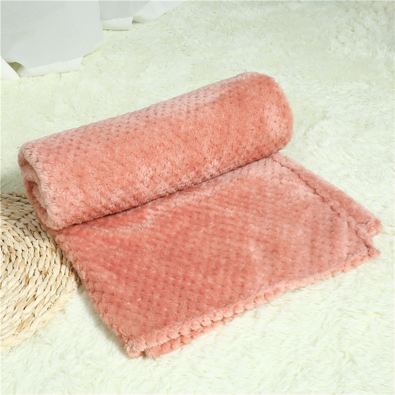 Luxury Waffle-Textured Pet Blanket – Ultra Soft, Stylish & Cozy