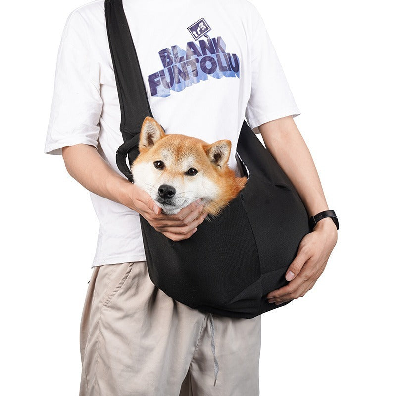 Crossbody Pet Carrier with Adjustable Strap – Soft & Lightweight