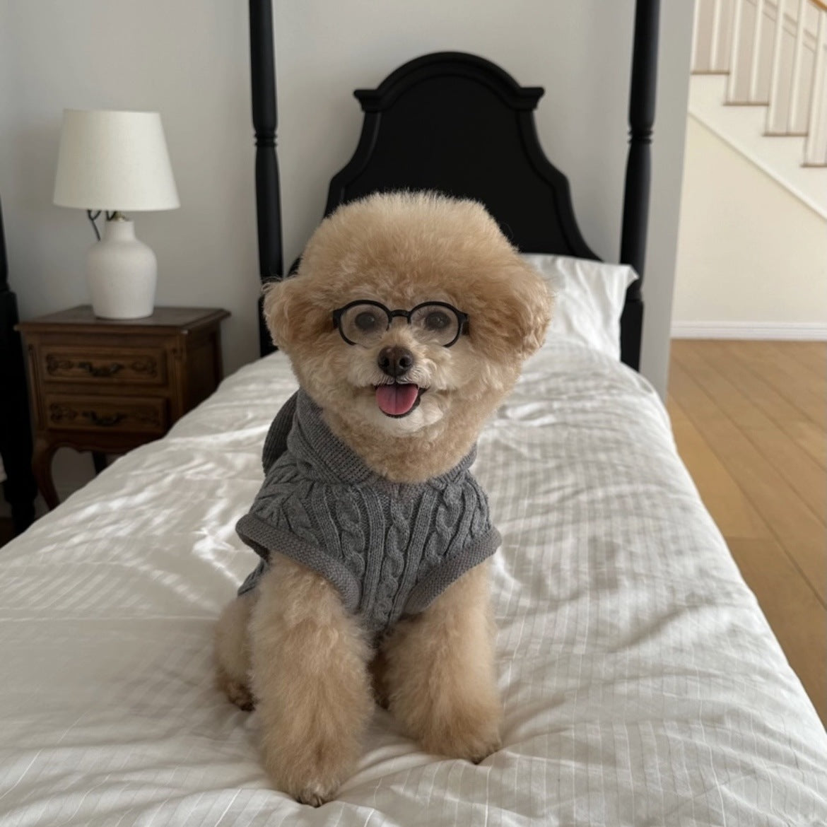 Simple Wool Cape Shawl for Pets – Stylish & Cozy