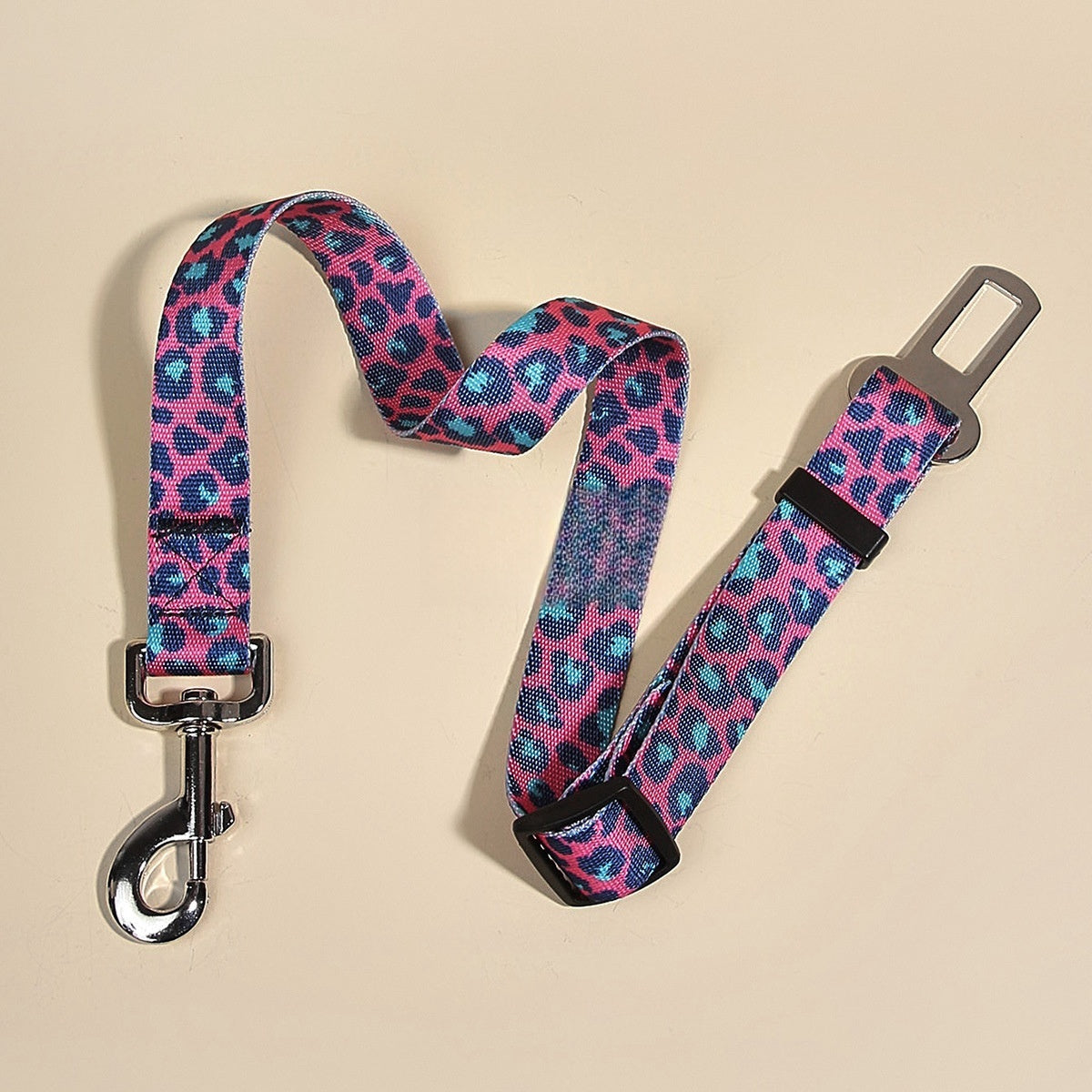 Stylish Pet Car Seat Belt – Secure & Chic Travel Leash