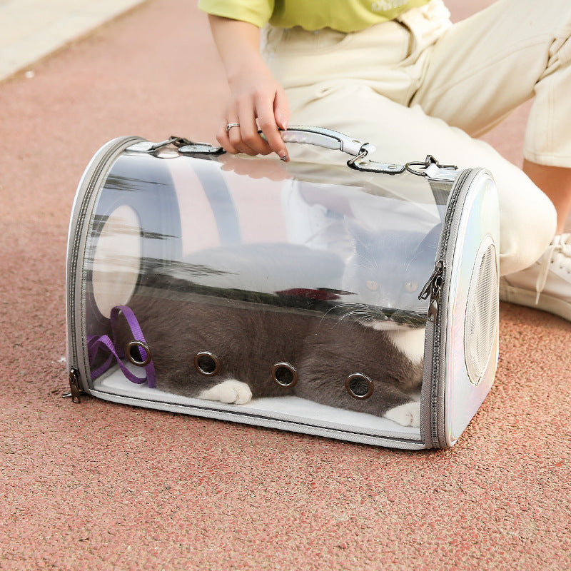 ClearView Geometric Pet Carrier