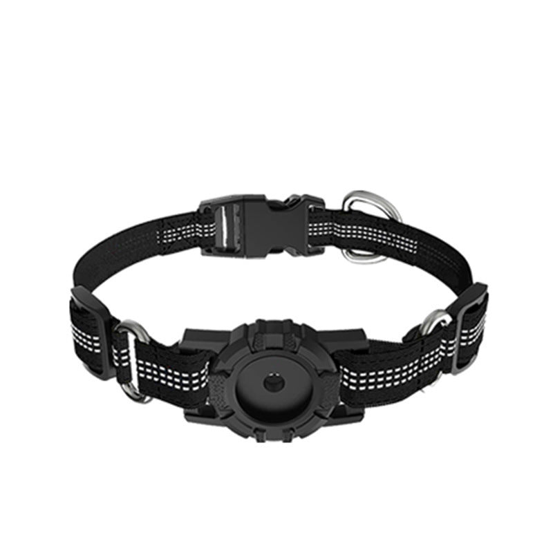 Reflective Anti-Lost Pet Collar – Sleek, Secure & AirTag-Ready
