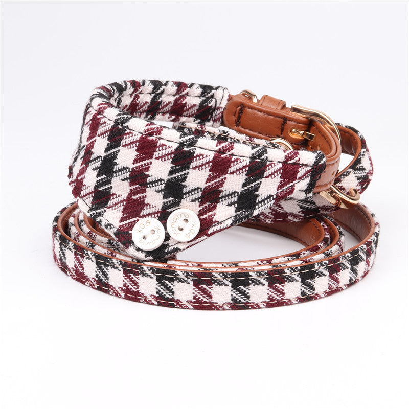 English Heritage Dog Collar – Classic Bow or Scarf Style (Leash Available Separately)