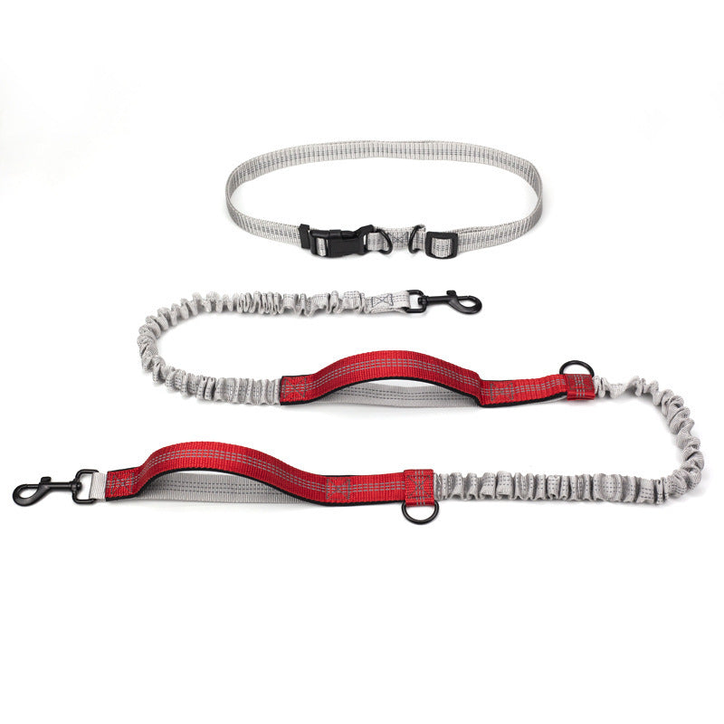 Adjustable Outdoor Dog Leash – Hands-Free Running Belt with Stretch