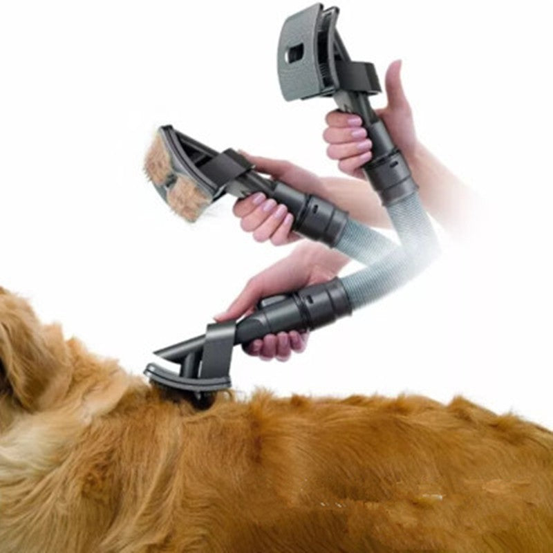 Vacuum-Assist Grooming Brush – Smart Hair Removal for Pets of All Sizes