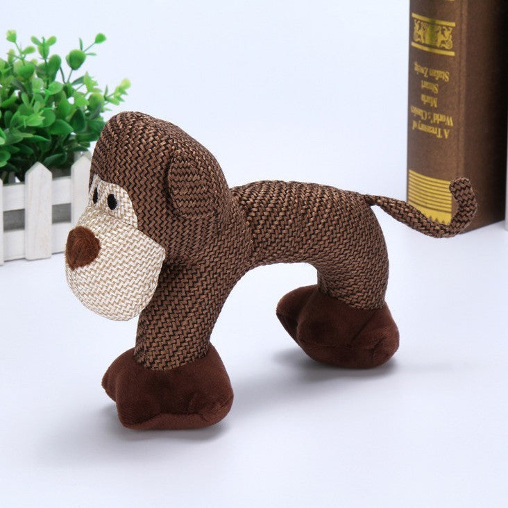 Plush Dog Chew Toys – Soft & Squeaky for Puppies and Large Dogs
