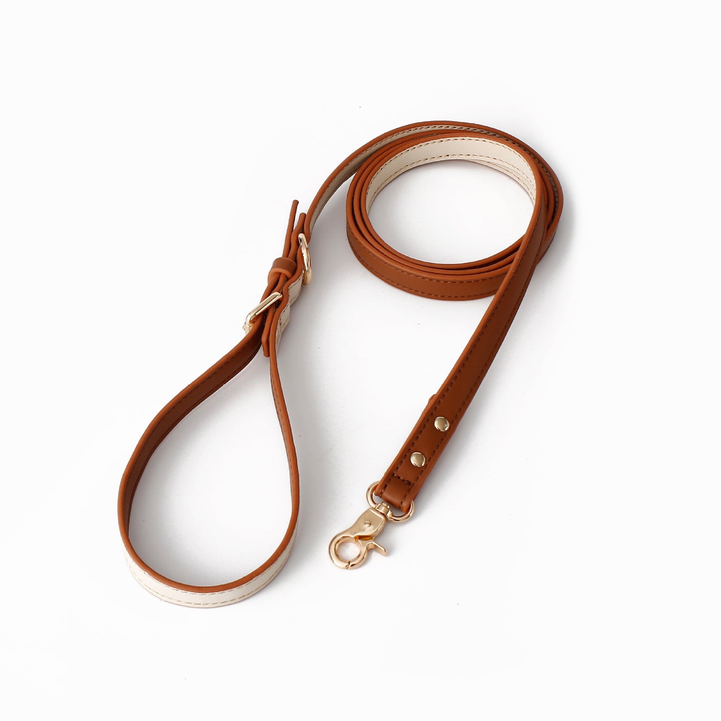 Elegant Leather Dog Leash – Multifunctional & Minimalist