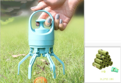 CleanClaw™ Portable Dog Poop Scooper – Built-in Bag Dispenser
