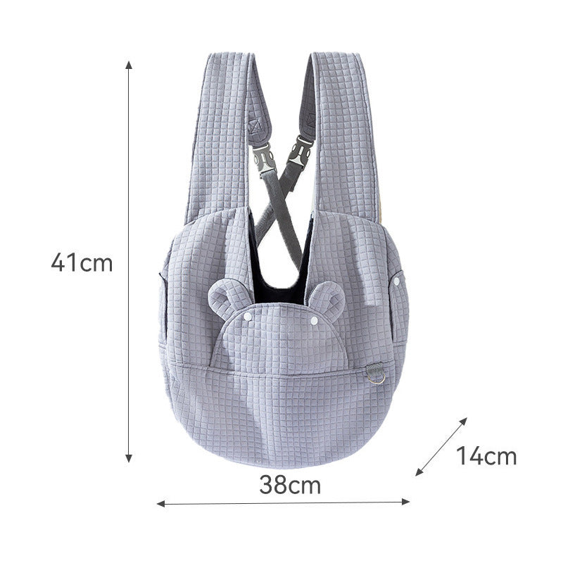 Minimalist Pet Travel Sling Bag – Breathable Comfort On the Go