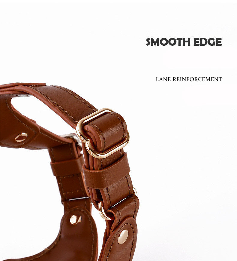 Luxury Leather Chest Harness – Sleek & Secure (6 colours available)