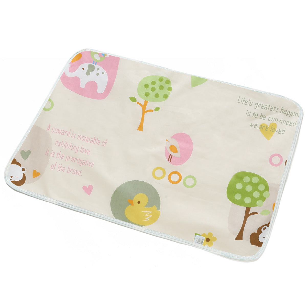 Stylish Cartoon Pet Pad – Washable Cotton Waterproof Mat