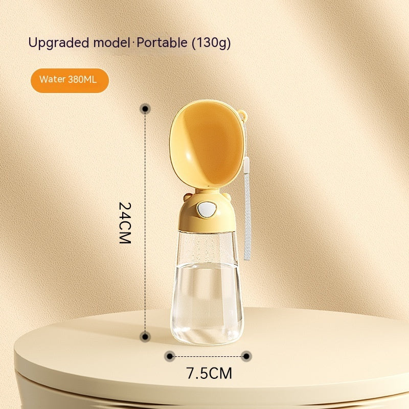HydraSip™ Portable Dog Water Bottle & Feeder – Leakproof, Travel-Friendly, Food-Grade