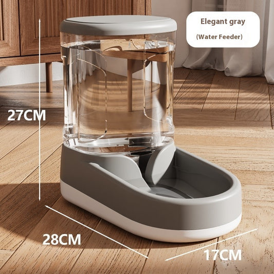 Elegant Automatic Pet Water and Food Dispensers Set – Stylish Hydration for Cats & Dogs