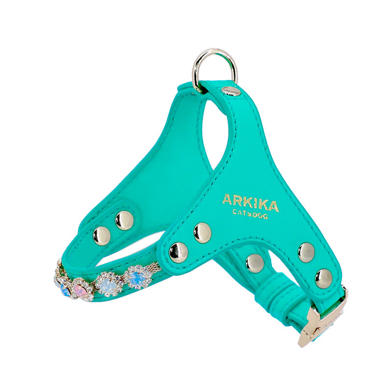 Glam Adjustable Harness & Leash Set – With Rhinestone Sparkle