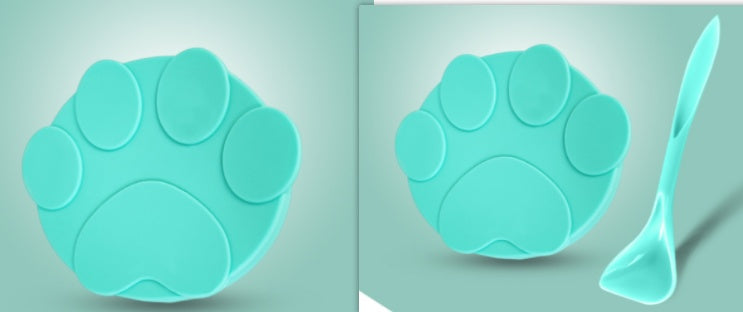 Stylish Silicone Pet Can Lid – Fresh-Keeping Spoon Set