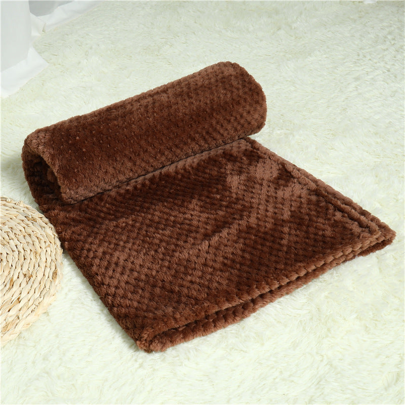 Luxury Waffle-Textured Pet Blanket – Ultra Soft, Stylish & Cozy