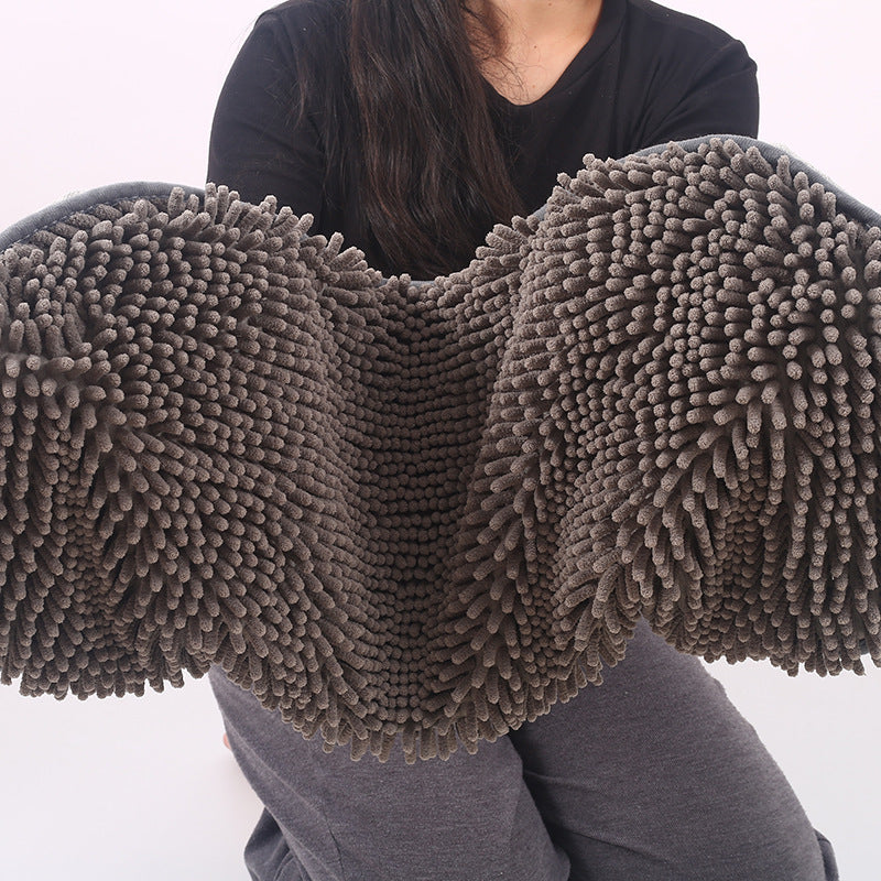 Ultra-Absorbent Chenille Pet Drying Towel – Soft, Cozy & Fast-Drying