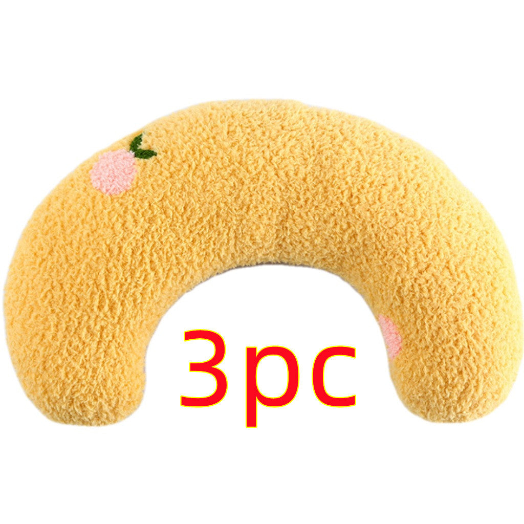 2 or 3pcs Crescent Calming Pet Pillow – Plush Neck Support for Small Dogs & Cats (Offer Inside!)