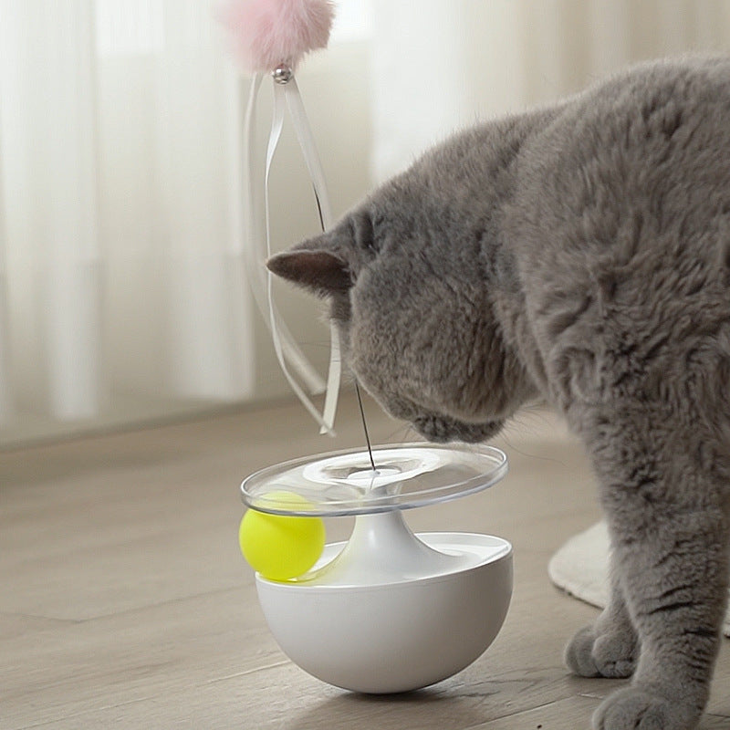 Modern Motion Tumbler Cat Toy – Self-Balancing Interactive Play Stick
