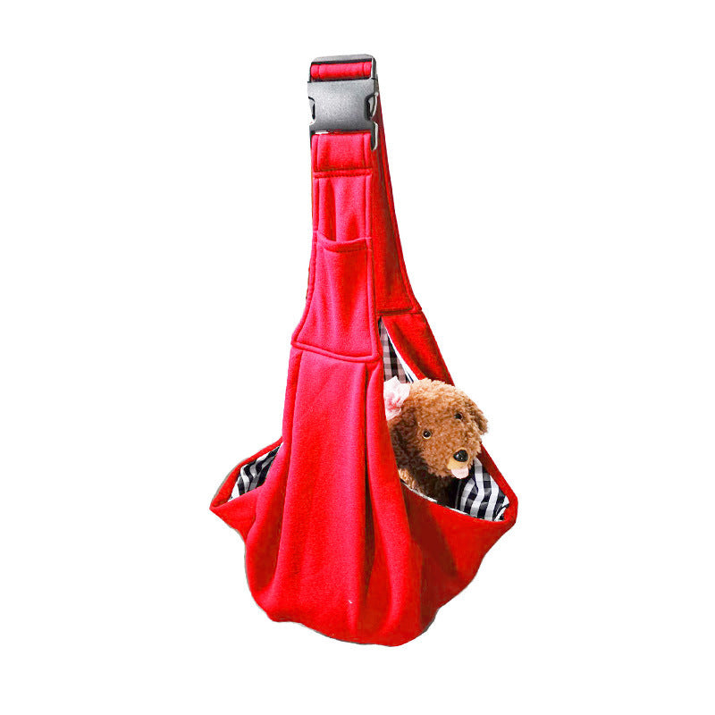 Crossbody Pet Carrier with Adjustable Strap – Soft & Lightweight