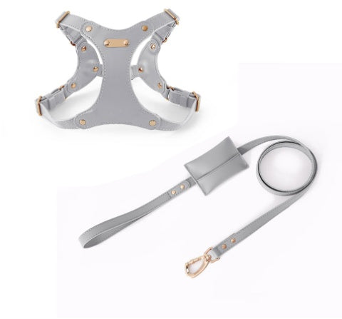Luxury Leather Chest Harness – Sleek & Secure (6 colours available)