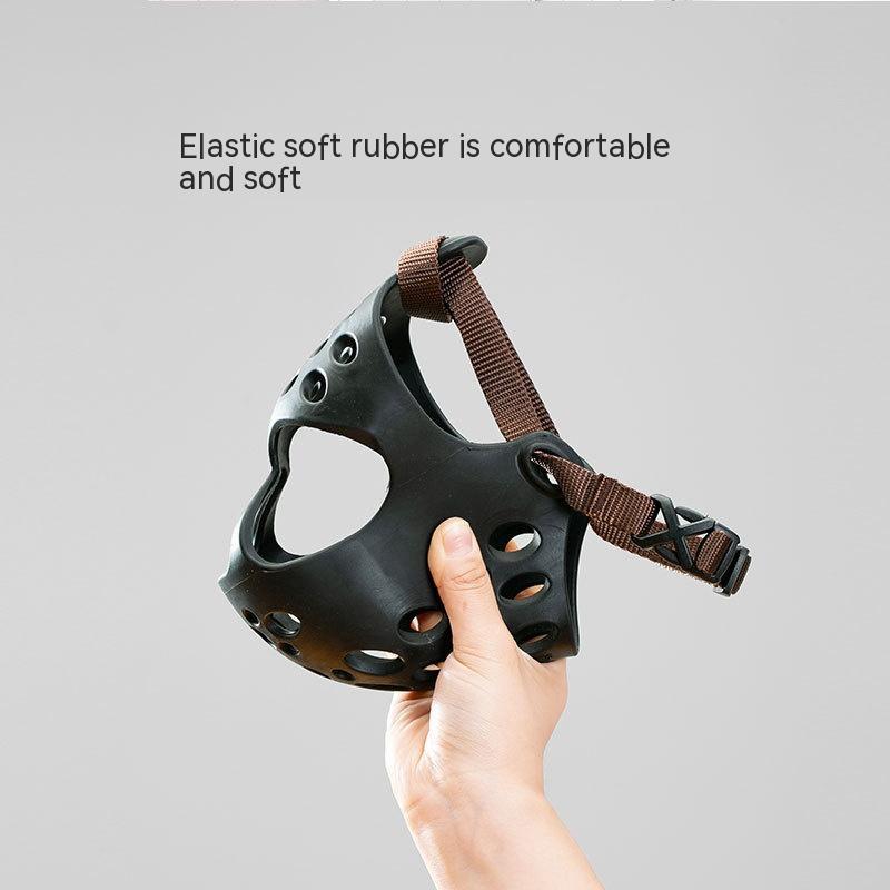 Soft Rubber Anti-Bite Dog Muzzle – Lightweight Mouth Cover in Multiple Sizes