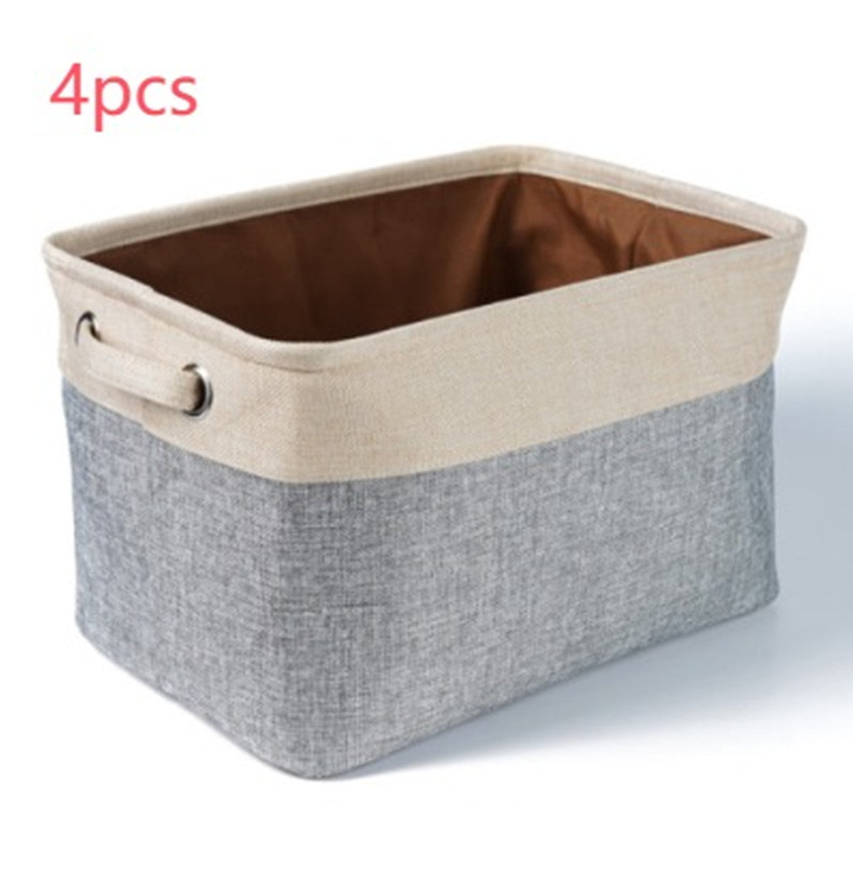 Stylish Linen Storage Basket – Minimalist Toy Organizer for Pets & Homes