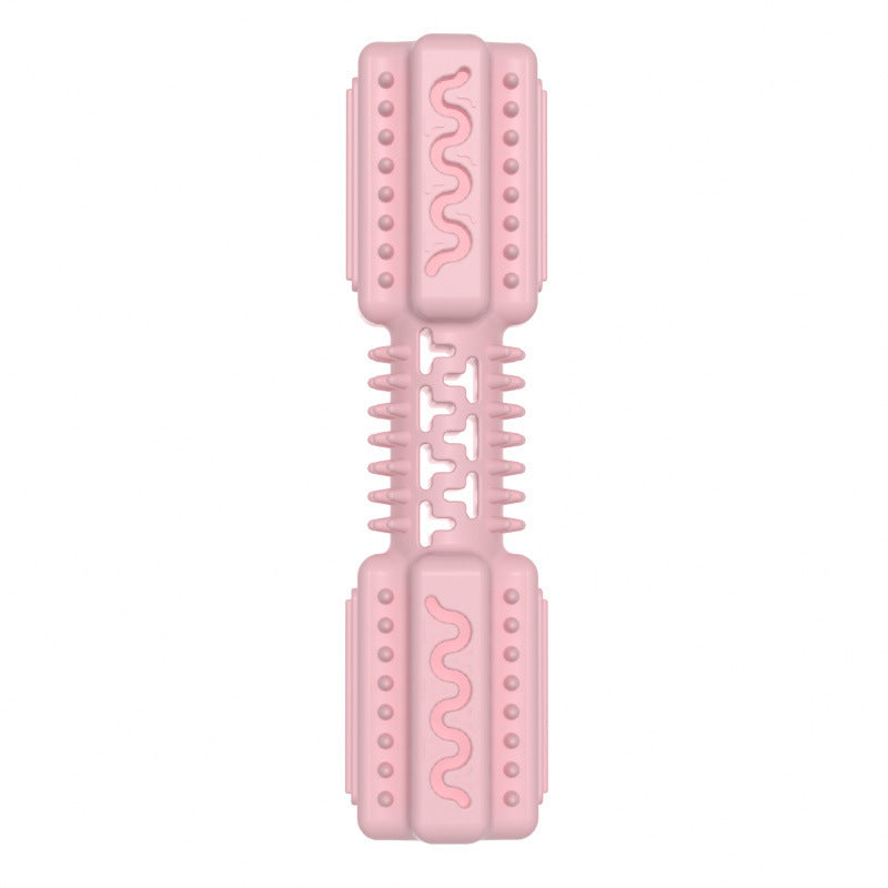 Bone-Shaped Teething Toy – Soft TPR Chew for Dogs (Random Color)