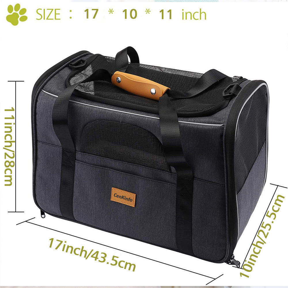 Pet Carrier Duffel – Foldable Travel Bag for Cats and Small Dogs