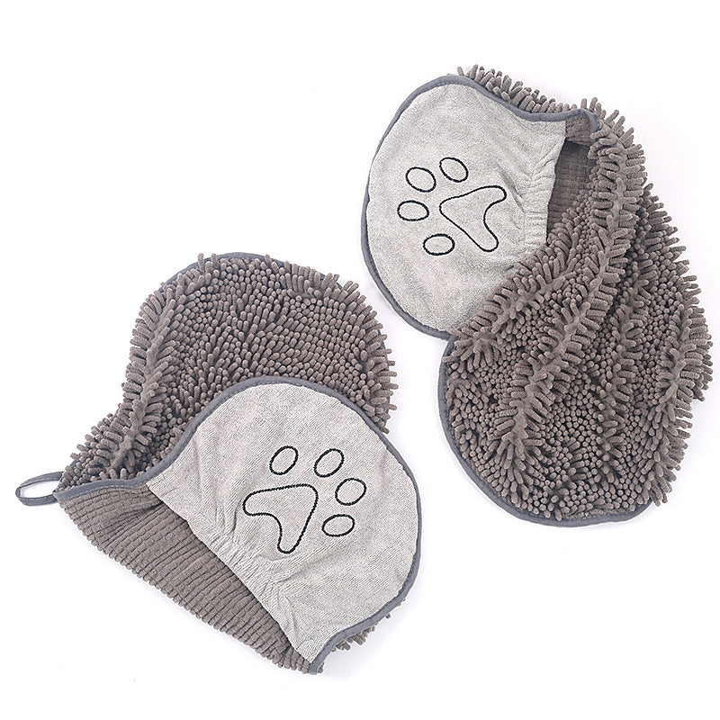 Ultra-Absorbent Chenille Pet Drying Towel – Soft, Cozy & Fast-Drying