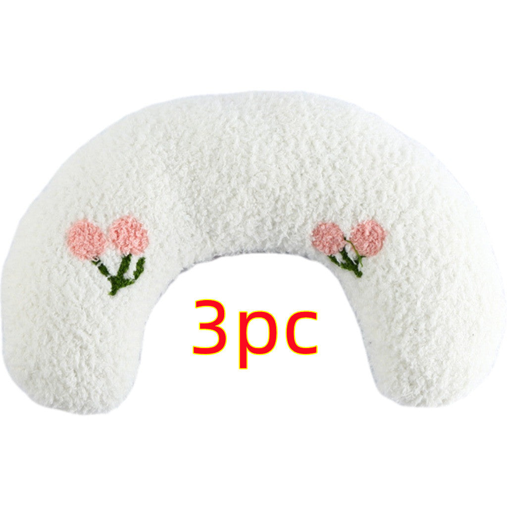 2 or 3pcs Crescent Calming Pet Pillow – Plush Neck Support for Small Dogs & Cats (Offer Inside!)