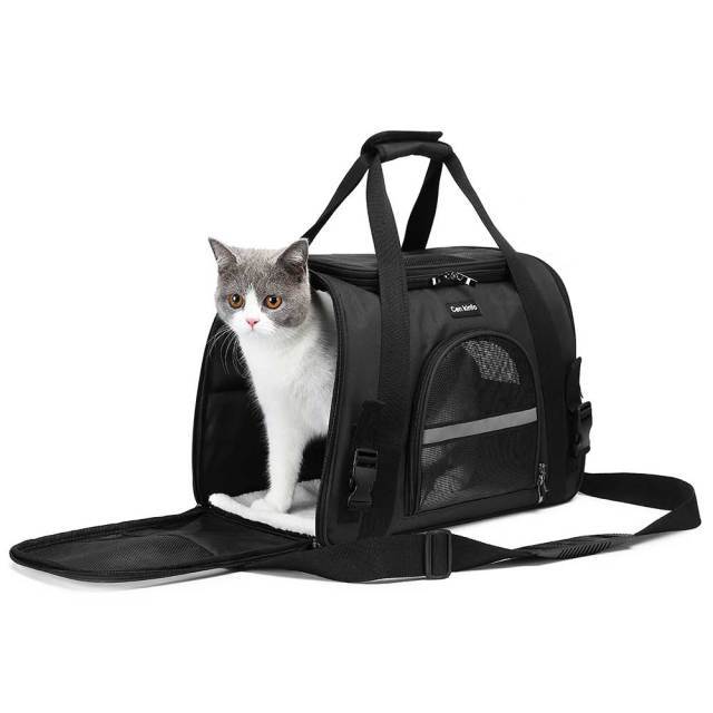 Pet Carrier Duffel – Foldable Travel Bag for Cats and Small Dogs
