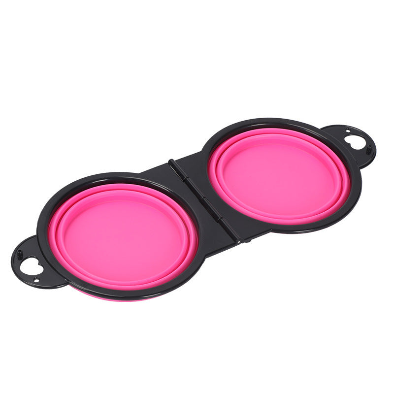 Collapsible Silicone Travel Dog Bowl – Lightweight & Colorful for Outdoor Use