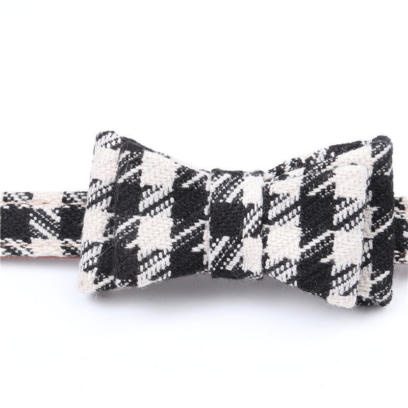 English Heritage Dog Collar – Classic Bow or Scarf Style (Leash Available Separately)