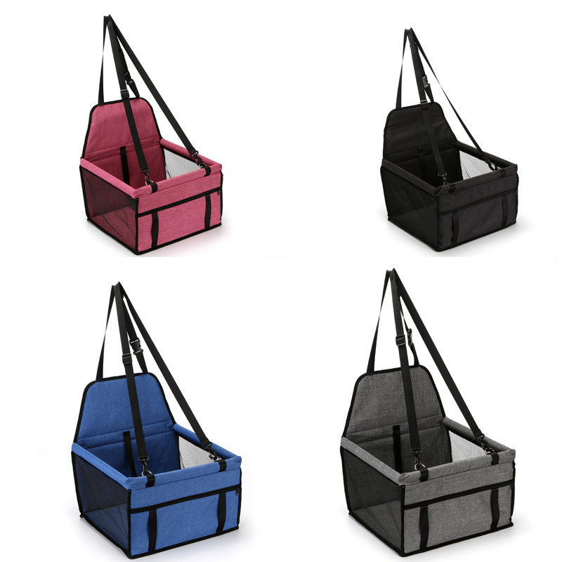 CruzeNest™ Premium Pet Car Seat/ Basket - Foldable & Secure