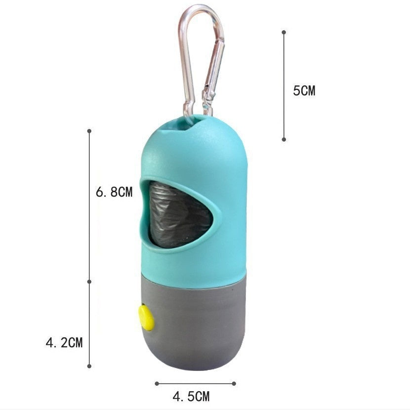 LED Pet Waste Bag Dispenser – Leakproof & Travel-Ready