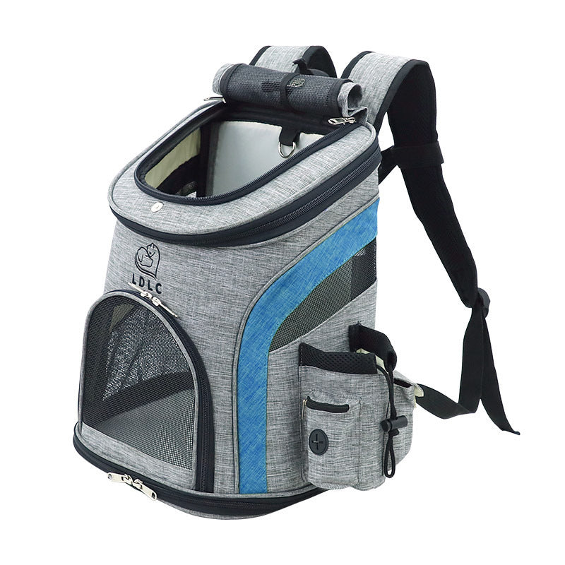 Pet Backpack – Structured Oxford Travel Carrier for Cats & Dog