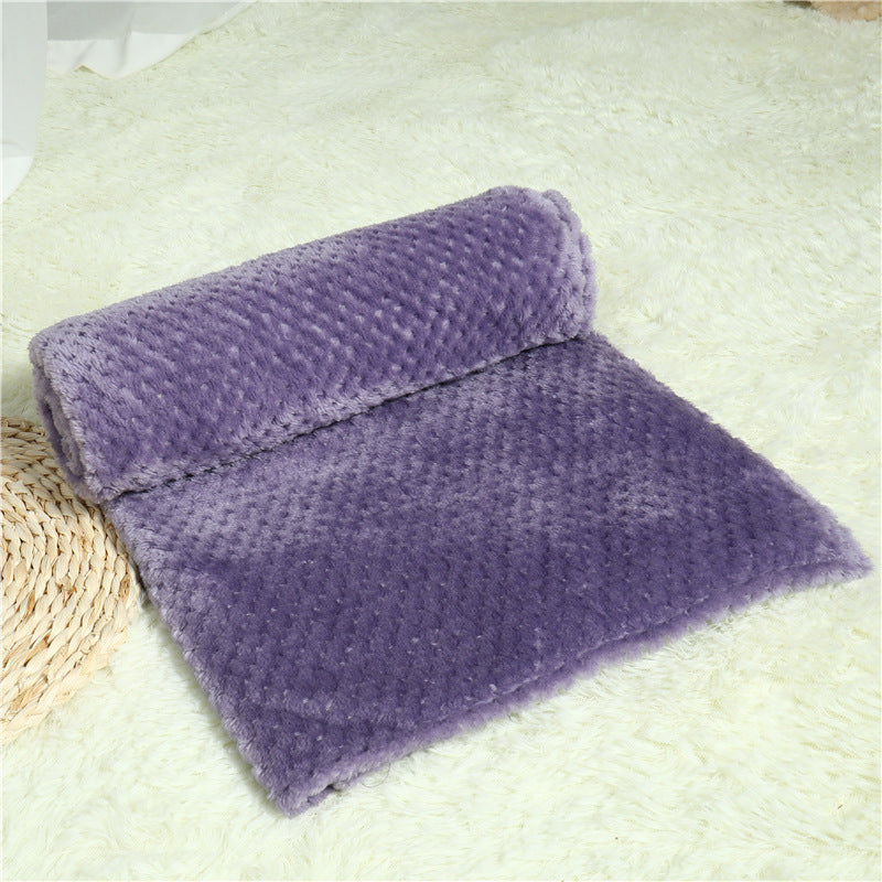 Luxury Waffle-Textured Pet Blanket – Ultra Soft, Stylish & Cozy