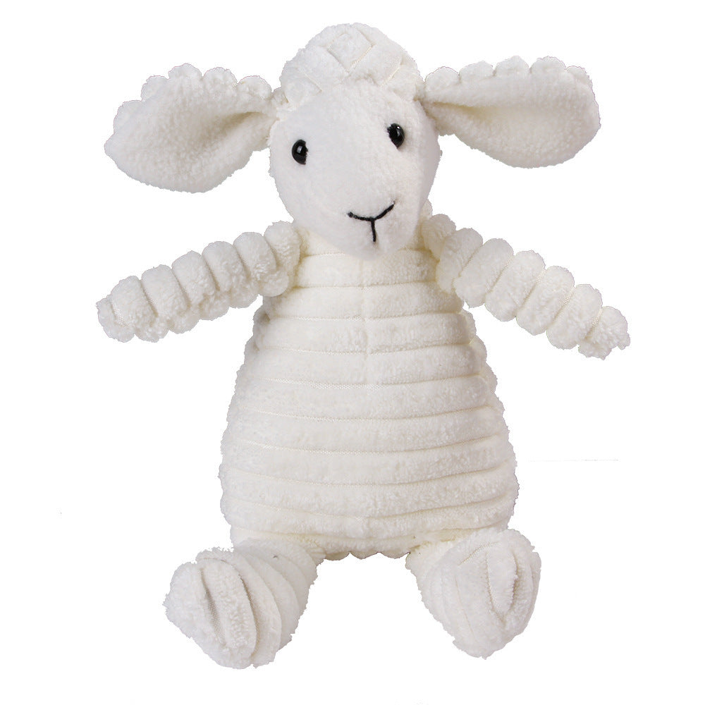 Plush Squeaky Animal Dog Toy – Adorably Durable Pet Playmate