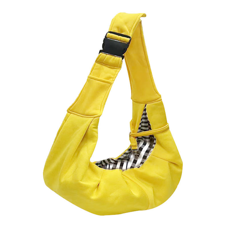 Crossbody Pet Carrier with Adjustable Strap – Soft & Lightweight